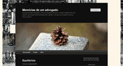 Desktop Screenshot of memoriasdeumadvogado.com